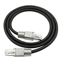 Field-Terminated-Plug CAT.6A Patch Cable 24AWG with OD:6.8mm Shielded Ethernet Cable